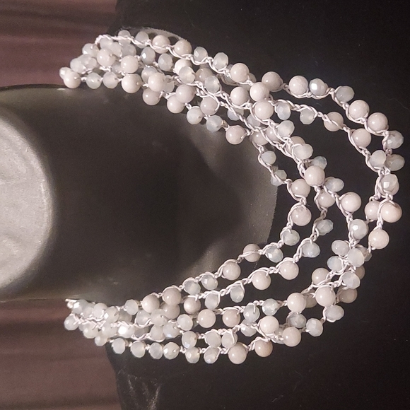 You & I Jewelry | You & I Signature Acrylic Lightweight multi-strand necklace - Picture 4 of 4